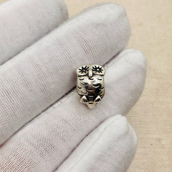 EUC Pandora 790278 Sterling Silver Owl Animal Charm - RETIRED - Picture 3 of 8